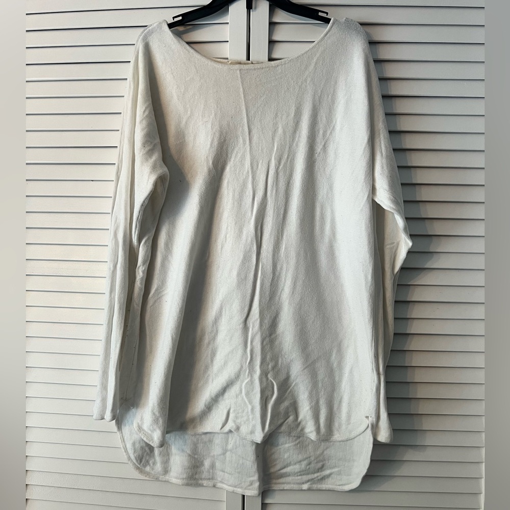 Michael Kors White Long Sleeve Sweater